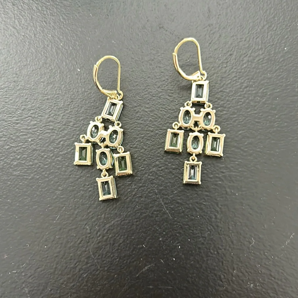 Lauren Ralph Lauren
Blue & Green Deco Stone Chandelier Earrings - Picture 3 of 3